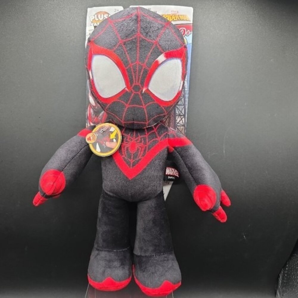 Marvel Spider-Man Miles Morales Talking Plush 2024 Mattel Collectible Toy New